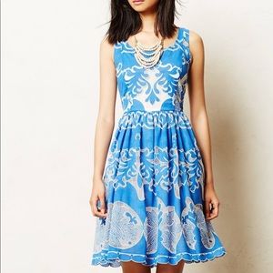 Plenty by Tracy Reese Azure blue lace dress 2